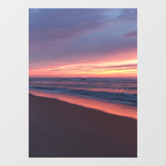 Autosticker voor het venster Roze en blauwe zon Raamsticker