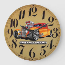 autostijl grote klok