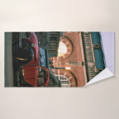 Autostraat oude  stijl badhanddoek (Badhanddoek)