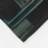 Autostraat oude  stijl fleece deken (Hoek)