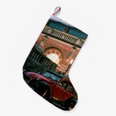 Autostraat oude stijl kleine kerstsok (Voorkant (Hangend))