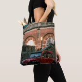 Autostraat oude  stijl tote bag (Dichtbij)
