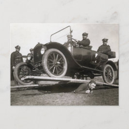 Autostunt Briefkaart