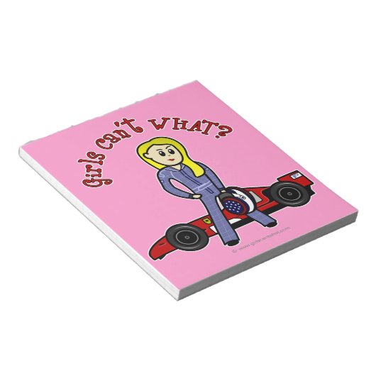 Autostuurprogramma voor londe races notitieblok (Schuin)