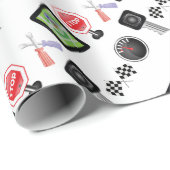 autosymbolen cadeaupapier (Rol Hoek)