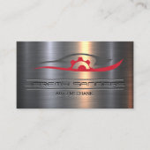 autotandwielen | Metallic | Automatische services Visitekaartje (Voorkant)