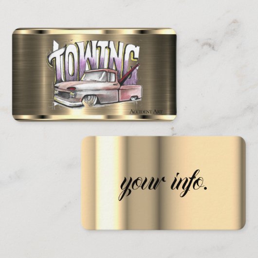 AutoTemplate-Visitekaartje Visitekaartje (Voorkant / Achterkant)