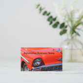 Autothema Klassieke Auto Visitekaartje (Staand voorkant)