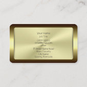 Autotrade Auto - Silver Sportscar op goud-effect Visitekaartje (Achterkant)