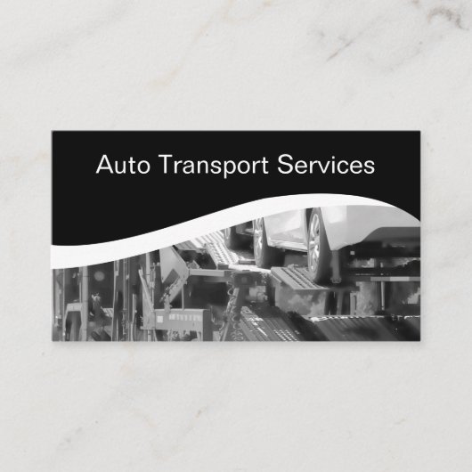 Autotransport Koerier Visitekaartje (Voorkant)