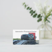 autotransportwagendrager visitekaartje (Staand voorkant)
