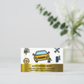 autotuning | Automatische services Visitekaartje (Staand voorkant)