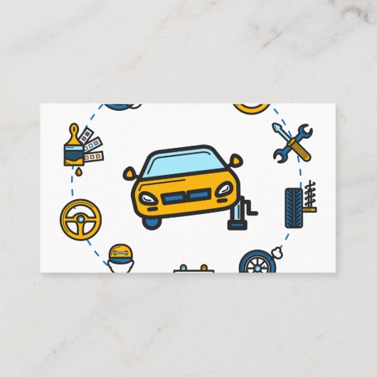 autotuning | Automatische services Visitekaartje (Achterkant)