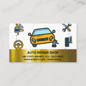 autotuning | Automatische services Visitekaartje (Voorkant)