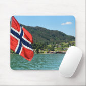 Autoveerboot in keiharde mousepad muismat (Met muis)