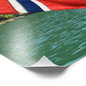 Autoveerboot in Noorwegen, foto-druk Foto Afdruk (Hoek)