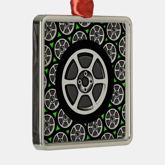 Autovelg en -band metalen ornament (Rechts)