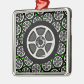 Autovelg en -band metalen ornament (Links)