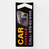 Autoverhuur Custom Outdoor Banner (Verticaal)
