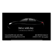 Autoverhuur Driver Magnetisch Visitekaartje (Voorkant)