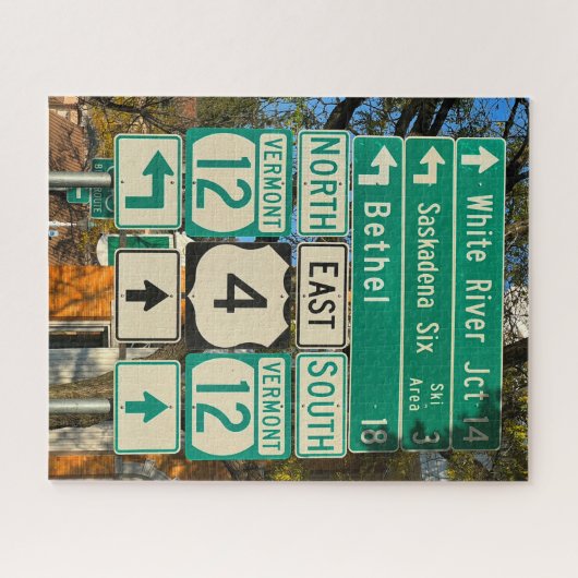 Autoverhuur in Woodstock, Vermont Legpuzzel (Horizontaal)