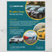 Autoverhuur Services Custom Flyer (Voorkant)