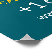 Autoverhuur Services Custom Poster (Hoek)