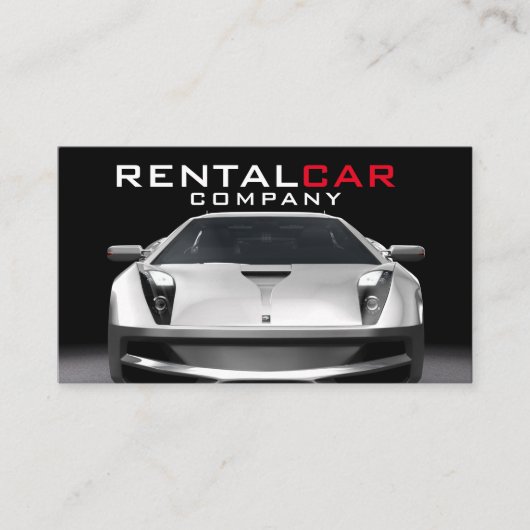 Autoverhuur Visitekaartje (Voorkant)