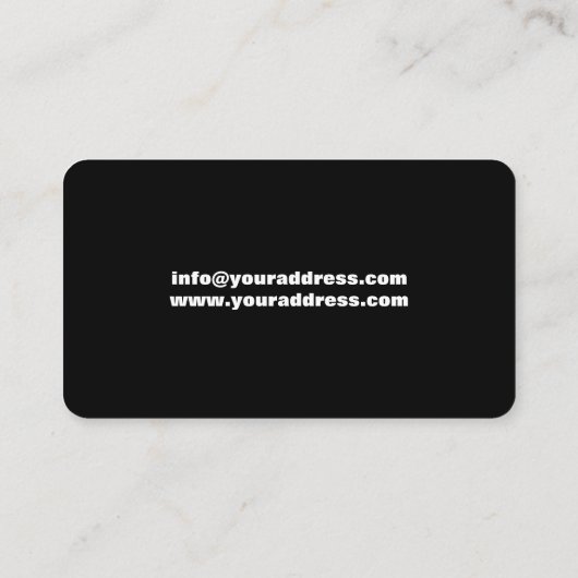 Autoverhuurcentrum Fast Road Visitekaartje (Achterkant)