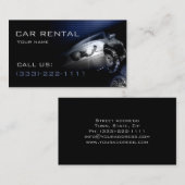 Autoverhuurservice Perspectief Frontlamp Visitekaartje (Voorkant / Achterkant)