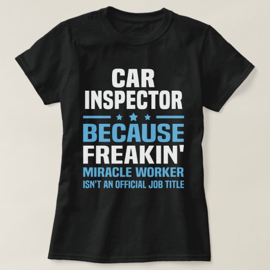 Autoverificateur T-shirt (Design voorkant)
