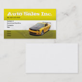 Autoverkoop, automatische verkoop visitekaartje (Voorkant / Achterkant)