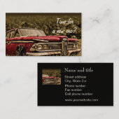 Autoverkoop - Verbinding maken met het Visitekaart Visitekaartje (Voorkant / Achterkant)