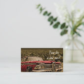 Autoverkoop - Verbinding maken met het Visitekaart Visitekaartje (Staand voorkant)