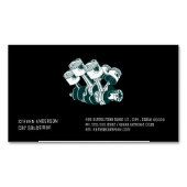 Autoverkoper | Zuigermotor voor auto's Magnetisch Visitekaartje (Voorkant)