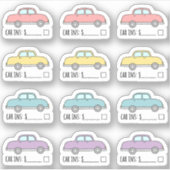 Autoverzekering Factuur Herinnering Labels Budget  (Voorkant)