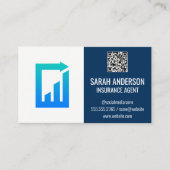 autoverzekering | Financial Paper Work Logo Visitekaartje (Voorkant)