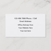 Autoverzekering Rep. Visitekaartjes (Achterkant)