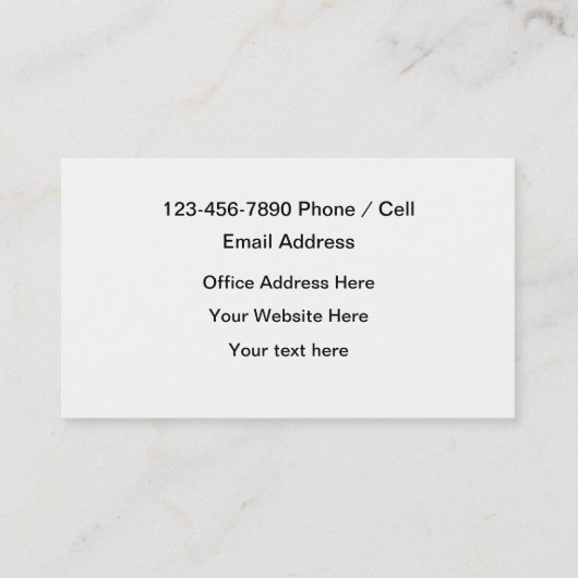 Autoverzekering Rep. Visitekaartjes (Achterkant)