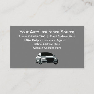 Autoverzekeringsagent Visitekaartje