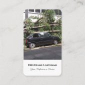 Autoverzekeringsmakelaar polisdealer polismakelaar visitekaartje (Voorkant)