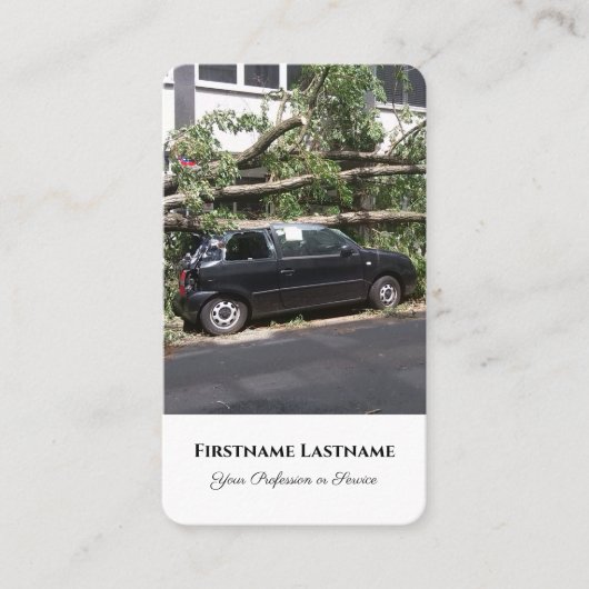 Autoverzekeringsmakelaar polisdealer polismakelaar visitekaartje (Voorkant)