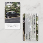 Autoverzekeringsmakelaar polisdealer polismakelaar visitekaartje (Voorkant / Achterkant)