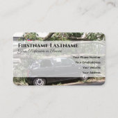 Autoverzekeringsmakelaar polisdealer polismakelaar visitekaartje (Achterkant)