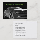 Autoverzorging Visitekaartje (Voorkant / Achterkant)