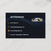 Autovisitekaartjes Visitekaartje (Achterkant)