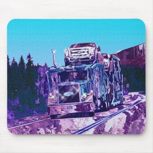 AUTOVRACHTSCHIP BIG RIG TRUCKERS Mousepad Muismat (Voorkant)