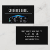 Autowagen / Snel Snel Autoverkeer Visitekaartje (Voorkant / Achterkant)