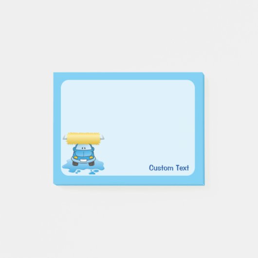 Autowas Animatie Post-it® Notes (Voorkant)