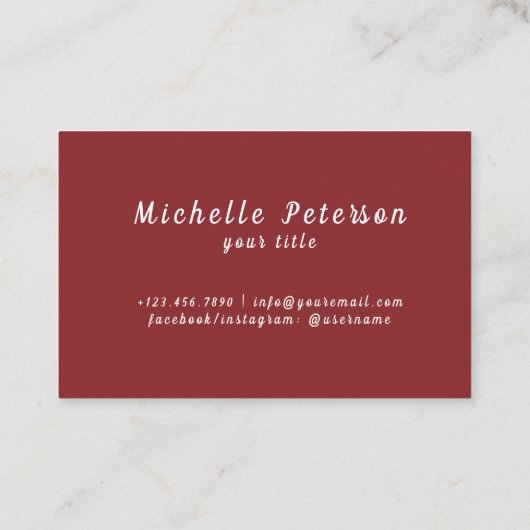 Autowas | Auto-autogegevens | Reinigingsdienst Visitekaartje (Achterkant)